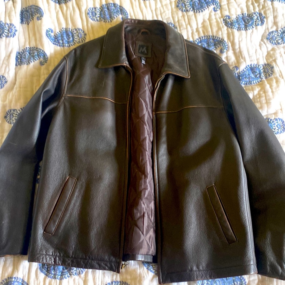 Mens leather jacket